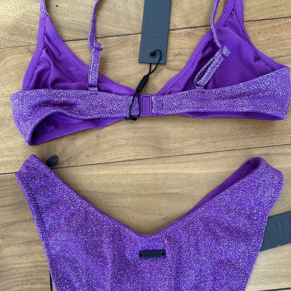 TRIANGL MAIA NORMAL- VIOLET SPARKLE SET NO BAG NEW WITH TAGS 💜 - Picture 7 of 7